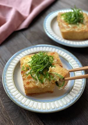 厚揚げの胡麻味噌チーズ焼き-レシピのメイン写真