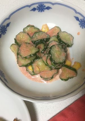 きゅうりが主役！明太マヨサラダ-レシピのメイン写真