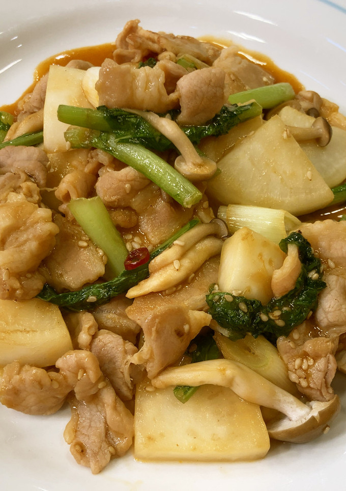 豚肉とカブの中華炒め-レシピのメイン写真