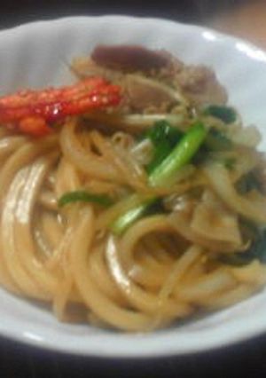 オイスターソースで焼うどん♪-レシピのメイン写真