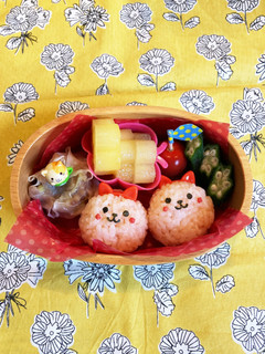 年中 ネコちゃんお弁当-レシピのメイン写真