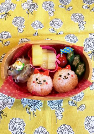 年中　ネコちゃんお弁当-レシピのメイン写真