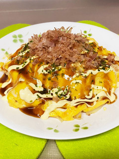 卵を上にのせるだけ☆簡単とん平焼き-レシピのメイン写真