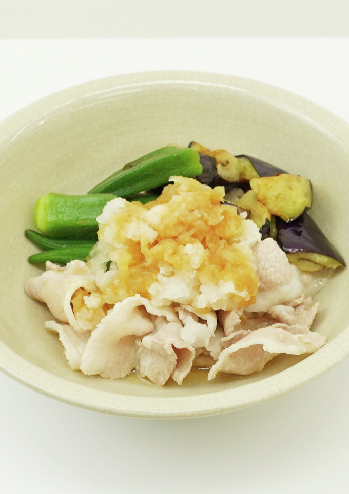 豚しゃぶとオクラのおろし中華-レシピのメイン写真