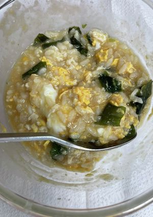貧乏ズボラ飯　おじや　電子レンジ-レシピのメイン写真