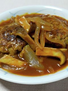 リメイク簡単煮込みハンバーグ-レシピのメイン写真