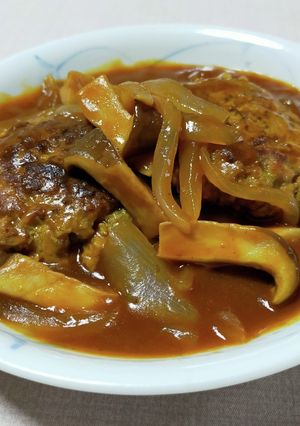 リメイク簡単煮込みハンバーグ-レシピのメイン写真