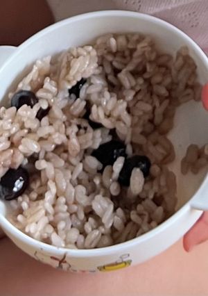 こどもも喜ぶ黒豆ご飯(活力鍋)-レシピのメイン写真