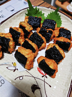 豆腐と鶏ミンチのふわふわ磯辺揚げ-レシピのメイン写真