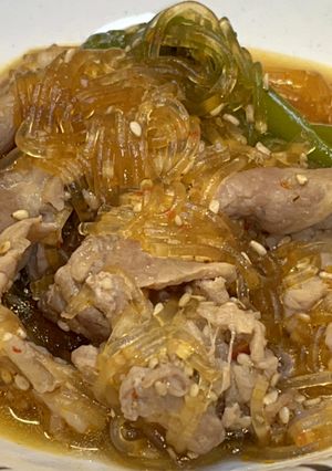 豚肉と春雨の炒め煮-レシピのメイン写真
