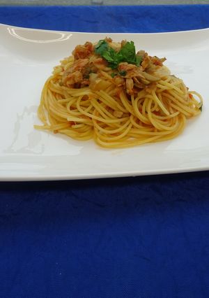 菊芋トマトパスタ-レシピのメイン写真
