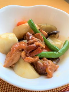 焼き鳥缶&冷凍野菜で簡単筑前煮!-レシピのメイン写真