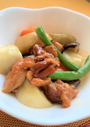 焼き鳥缶＆冷凍野菜で簡単筑前煮！-レシピのメイン写真
