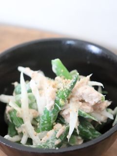 インゲンのごまツナマヨ和え-レシピのメイン写真
