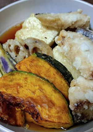 さわらと豆腐の揚げびたし-レシピのメイン写真