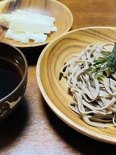 おろさない とろろそば-レシピのメイン写真