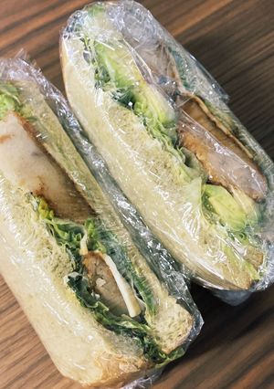 おやじサンド　コロッケ&アボカドサンド-レシピのメイン写真