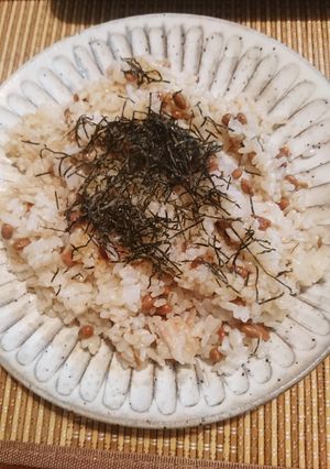 豚バラの納豆炒飯〜(///ω///)♪-レシピのメイン写真
