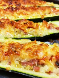まるごとズッキーニのチーズ焼き-レシピのメイン写真
