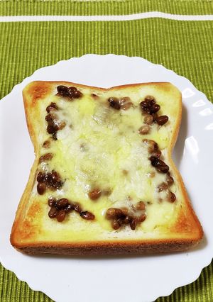 納豆チーズトースト-レシピのメイン写真