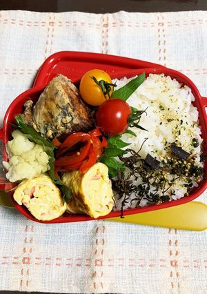 6/2 ﾖｯﾁｬﾝ☆ サバの竜田揚げ弁当-レシピのメイン写真