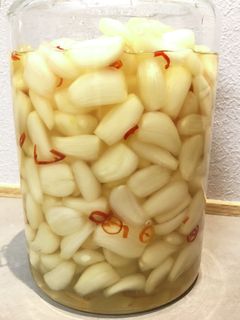 洗いらっきょうで簡単!らっきょう漬け-レシピのメイン写真