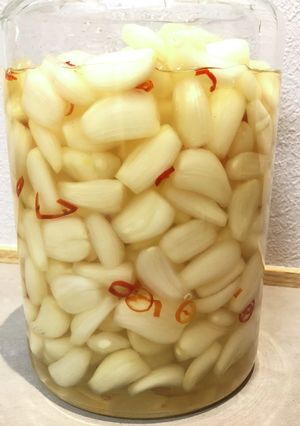 洗いらっきょうで簡単！らっきょう漬け-レシピのメイン写真