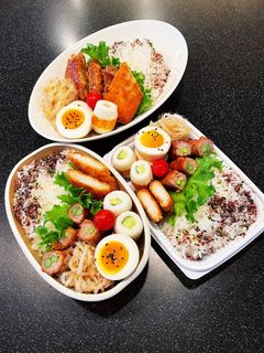 高校生弁当2023 6月2アスパラ肉巻き-レシピのメイン写真
