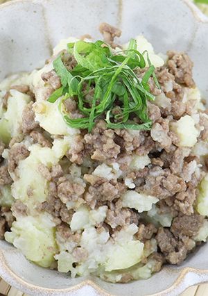 ボリューム満点◎甘辛ミートポテトサラダ-レシピのメイン写真