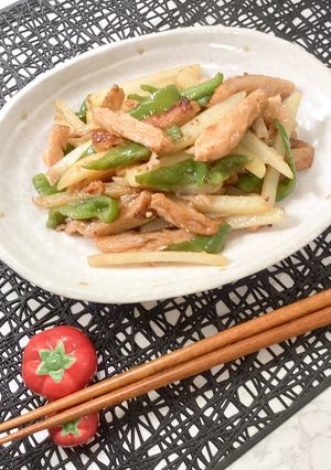 大豆ミートで青椒肉絲風-レシピのメイン写真