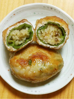 ピーマンの肉巻きおにぎり-レシピのメイン写真