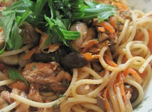 さばの水煮缶で栄養ばっちり！スパゲティ♡-レシピのメイン写真