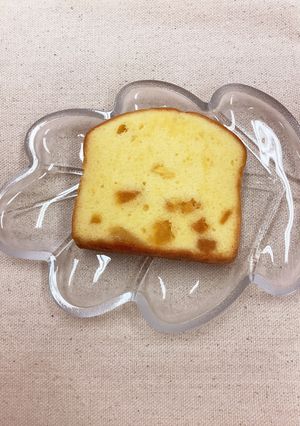 簡単　桃のふわふわパウンドケーキ-レシピのメイン写真