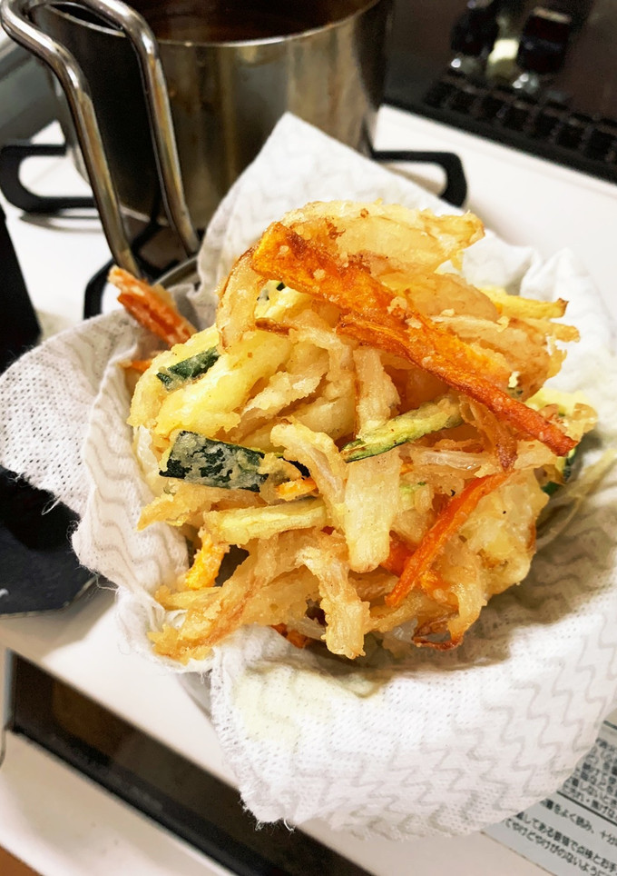 簡単かき揚げ　-レシピのメイン写真