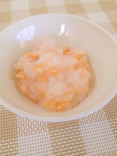 【離乳食中期】鮭のおかゆ-レシピのメイン写真