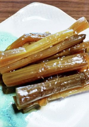 皮むきなしで簡単♪ふきの佃煮-レシピのメイン写真
