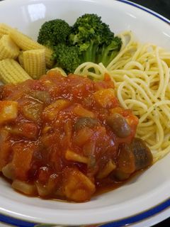 ラタトゥーユソースハンバーグ-レシピのメイン写真