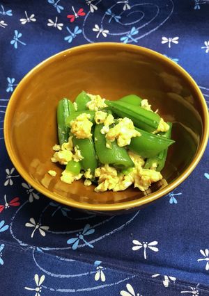 スナップエンドウの菜種和え-レシピのメイン写真
