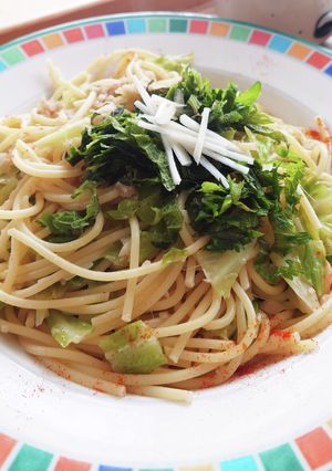新生姜とアンチョビとキャベツのパスタ-レシピのメイン写真
