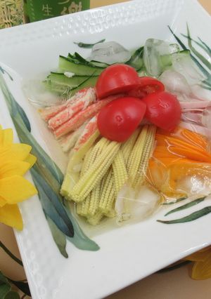 打木赤皮甘栗かぼちゃの冷やしサラダ-レシピのメイン写真