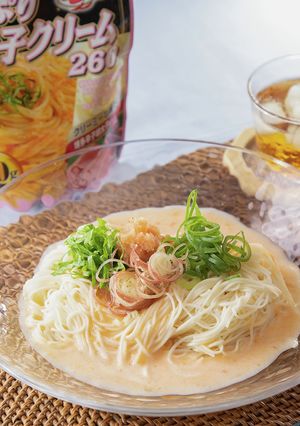 冷製明太子クリームそうめん-レシピのメイン写真
