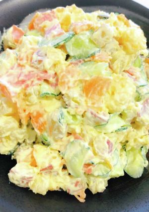 【低GI】簡単さつまいものポテトサラダ-レシピのメイン写真