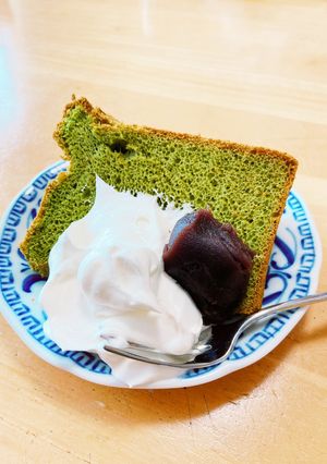 米粉の抹茶シフォンケーキ-レシピのメイン写真
