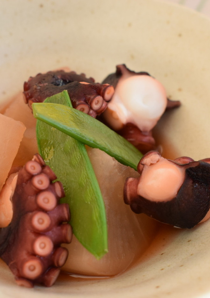 【給食】大根とたこの煮物-レシピのメイン写真