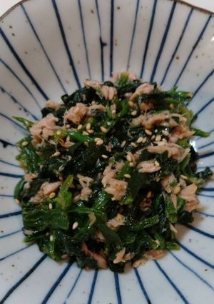 簡単！旨い！ほうれん草ツナオイスター和え-レシピのメイン写真