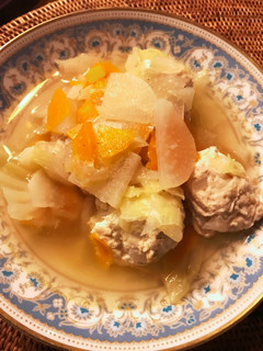 キャベツと鶏団子のパイタン煮込み-レシピのメイン写真