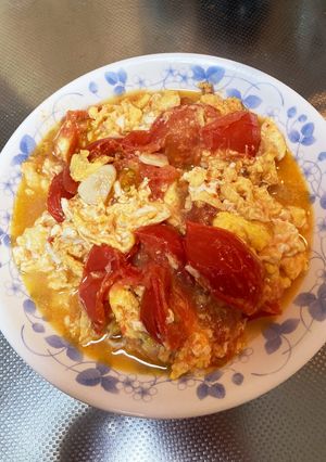 卵とトマトの中華炒め2-レシピのメイン写真