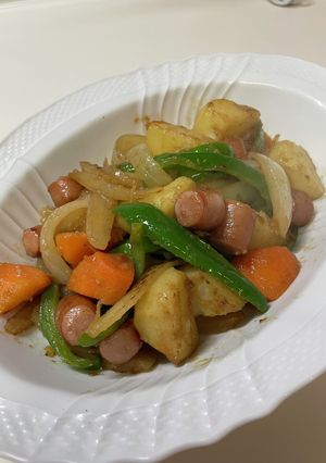 ジャーマンポテトシャウエッセン利用-レシピのメイン写真