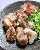 豚バラなんこつのにんにく塩焼き