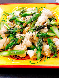 アスパラと鶏ささみの塩麹焼き-レシピのメイン写真
